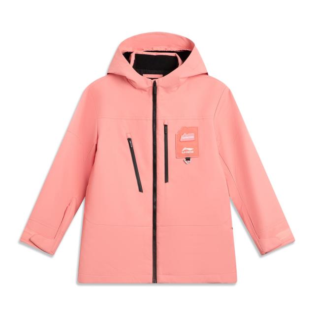 13775661.【130-170码棉服】李宁男女大童连帽棉服风衣外套秋季上新