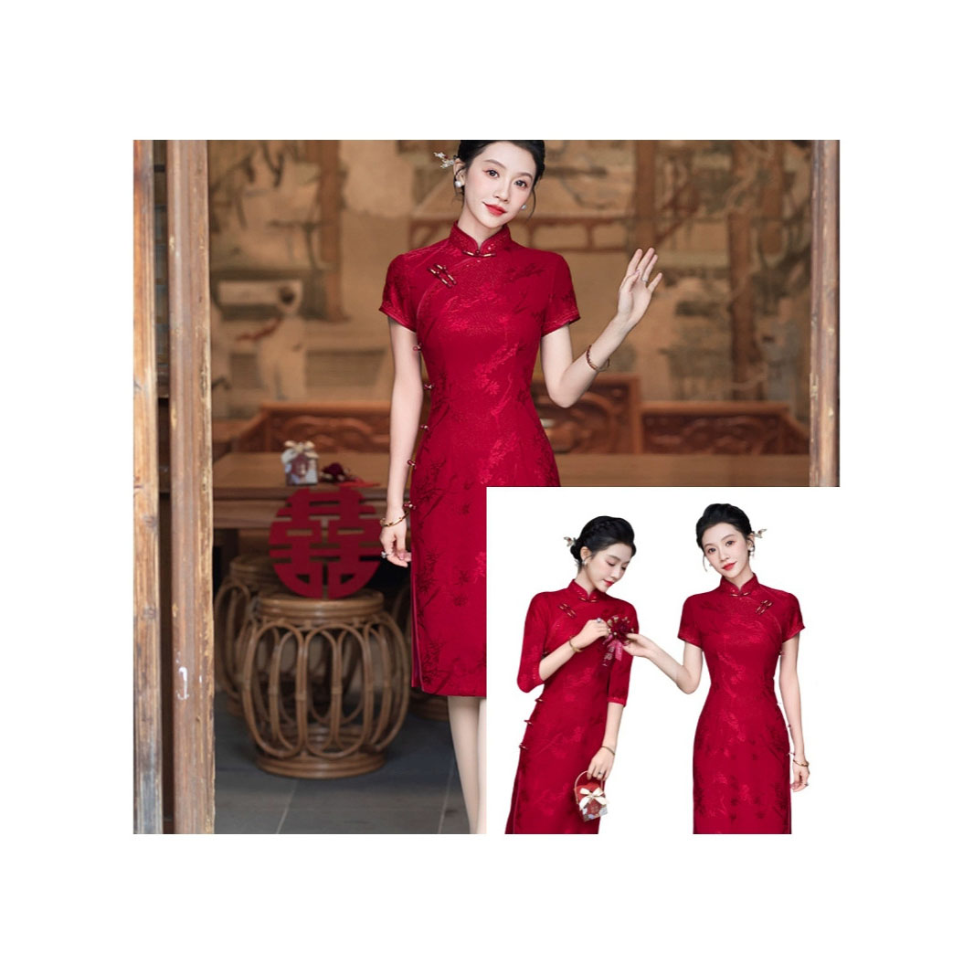 13268442.高档喜妈妈旗袍2026新款春秋婚宴礼服新中式国风高考妈妈款旗袍裙