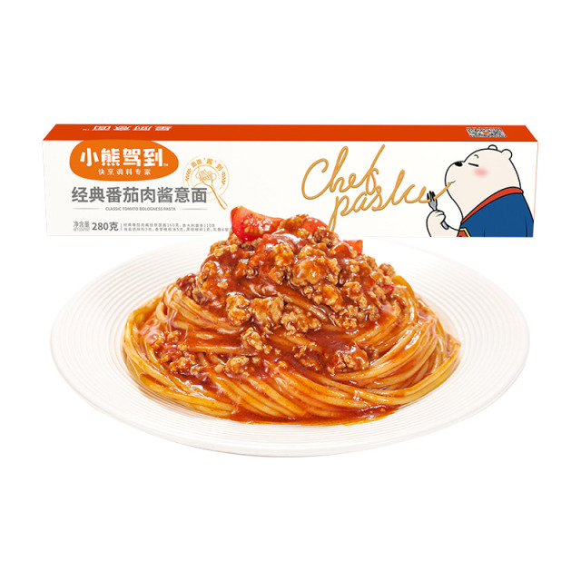 12705882.小熊驾到 意大利面儿童番茄肉酱意面280g/盒