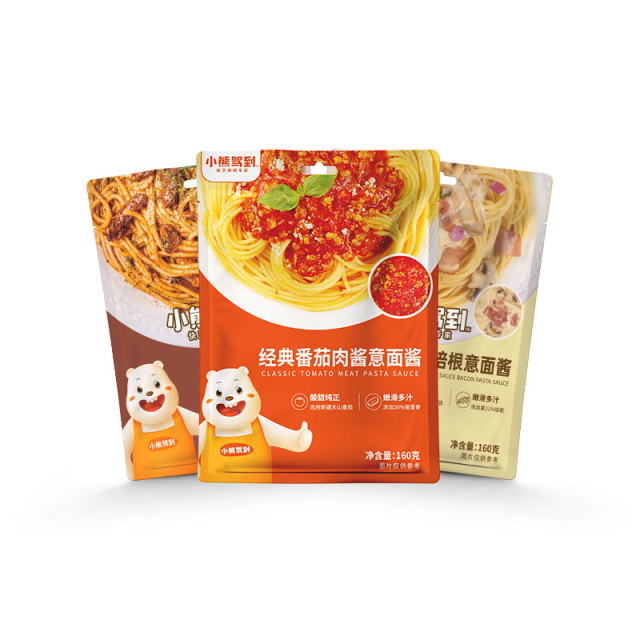 12705876.小熊驾到黑椒牛柳酱意面番茄酱专用调料黑椒牛肉酱汁家用意面酱