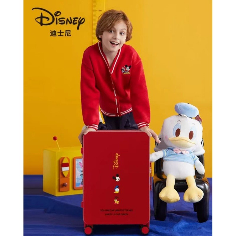12434056.【品牌直发 全国顺丰包邮】迪士尼2025新款宽拉杆行李箱女登机箱儿童旅行箱男孩密码箱学生