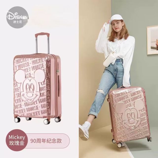 12599741.【顺丰包邮】Disney/迪士尼24寸ins网红行李箱女密码拉杆箱旅行箱红色结婚箱子