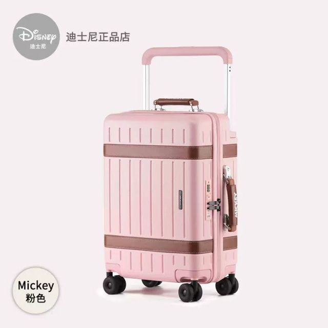 13130127.【顺丰包邮】迪士尼复古多功能旅行箱有20寸和24寸两个选择 设计很特别的箱子,轻便能充电,取物超方便!