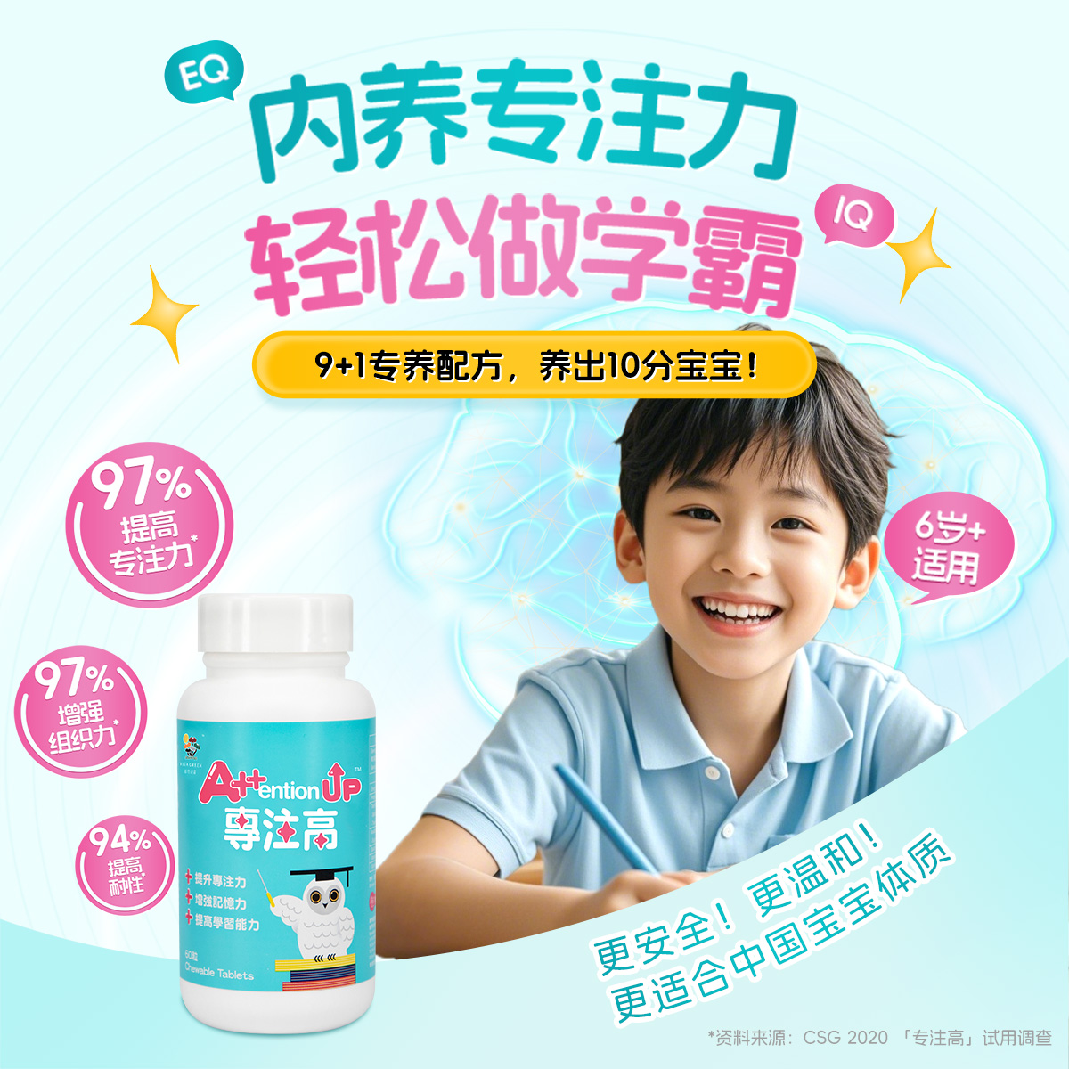 13142325.Vitagreen维特健灵 专注高60粒