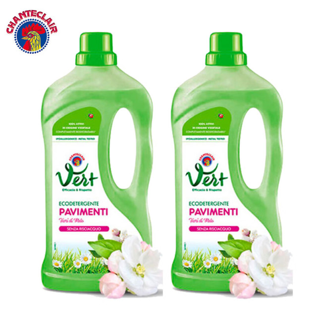 12955614.【大公鸡管家】地板清洁剂花香/薰衣草 1000ML*2瓶
