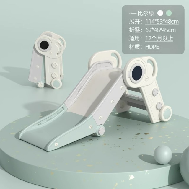 12182649.曼龙宇航员滑梯儿童室内家用小型可折叠宝宝滑滑梯宝宝周岁礼物