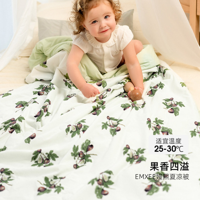 13289595.嫚熙夏凉被婴儿被子儿童空调被宝宝被子儿童幼儿园凉感被四季a类