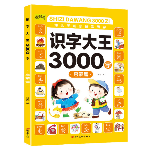 11975195.识字大王3000字幼小衔接幼儿学前必备常用字早教启蒙开发大脑