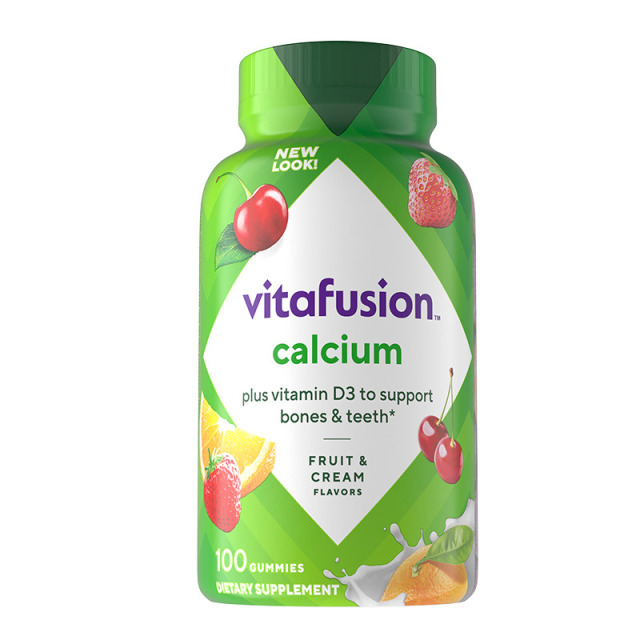 11355883.vitafusion天然水果奶味补钙软糖100粒 有效期至2027-04-30