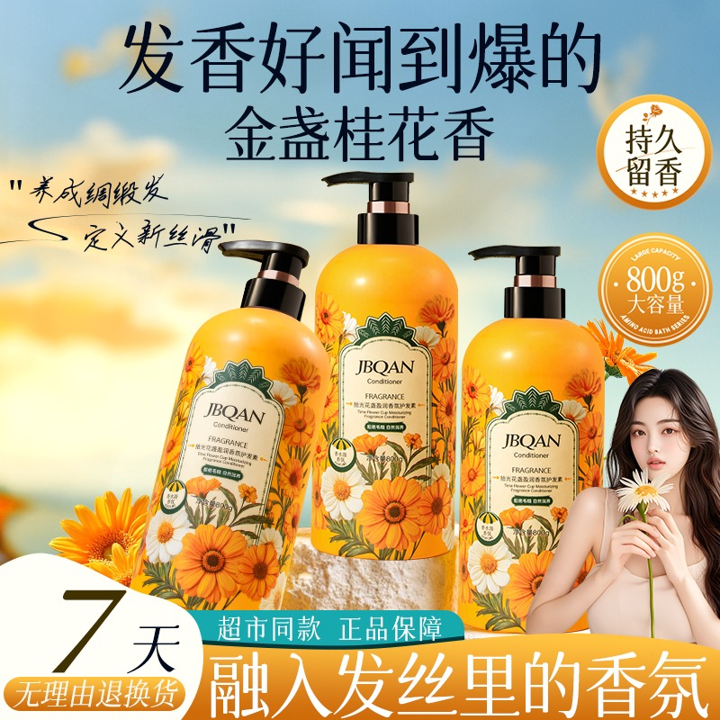 11803583.洁碧泉拾光花盏盈润香氛护发素柔顺改善干枯毛躁烫染修护800g