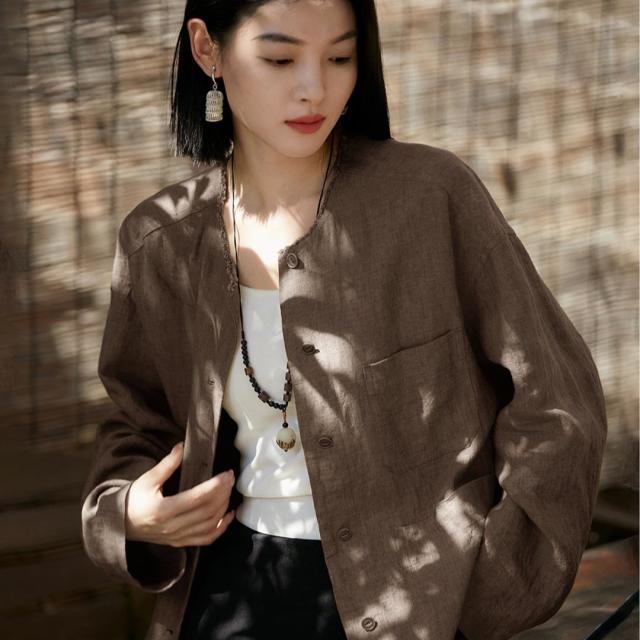 13847199.诗茉琳凡凡自留 早春的第YI款新品 松弛感老钱风外套