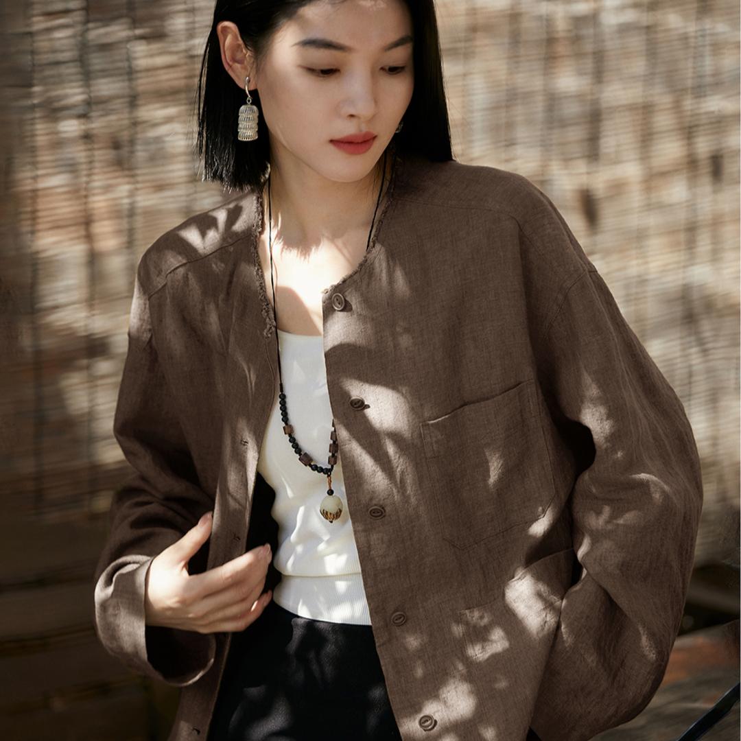 13847199.诗茉琳凡凡自留 早春的第YI款新品 松弛感老钱风外套