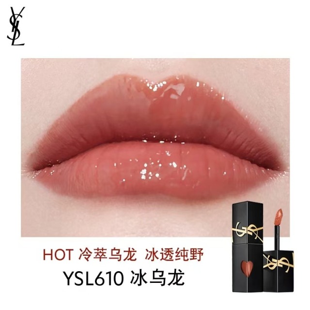 12663039.【重庆/赣州仓发货】YSL黑管唇釉610#5.5ml 效期:28年5月