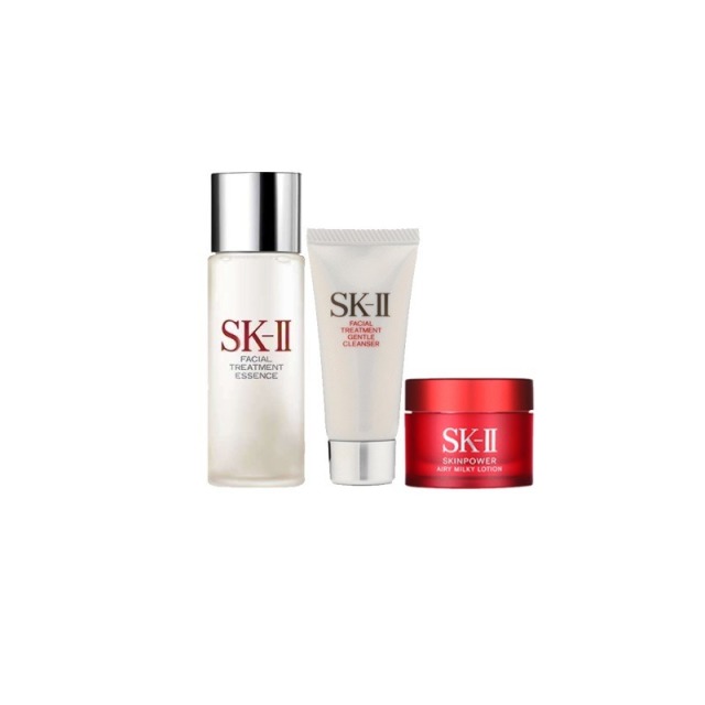 12392569.SK-II 神仙水30ml+大红瓶面霜清爽15g+洁面20g (赣州/义乌仓)有效期:27年2月