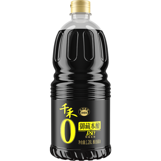 12697719.【特级生抽】千禾御藏本酿180天酱油1.53kg家用大容量