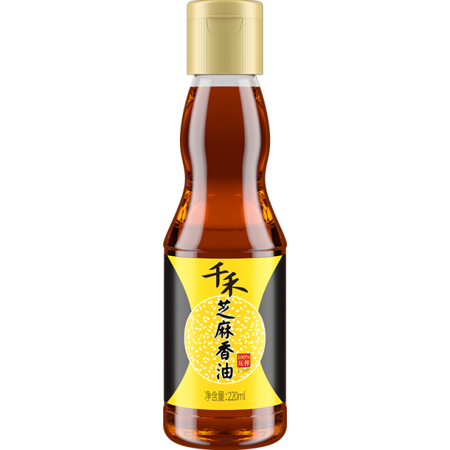 12697755.【六重工艺】【香味浓厚】千禾芝麻香油220ml