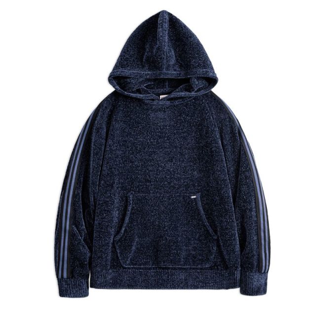13153462.马登工装美式雪尼尔连帽卫衣套头复古保暖灯芯绒加厚帽衫外套男冬服饰