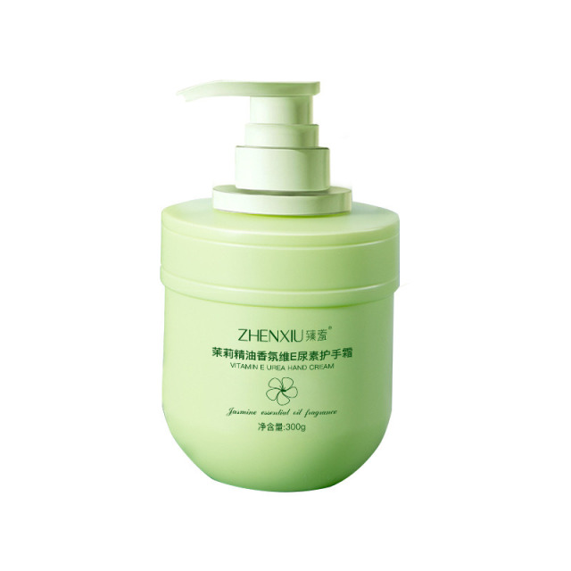 12739227.茉莉精油香氛维E尿素护手霜300ml/瓶保湿持久留香清爽