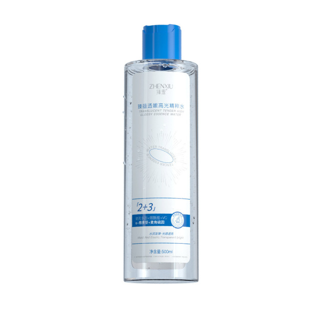 12740422.臻蕴透嫩高光精粹水500ml/瓶收缩毛孔改善暗黄闭口爽肤水