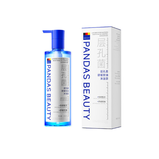 13100699.层孔菌舒缓控油祛痘沐浴露400ml/瓶植萃祛痘清爽洁净后背净痘温和清洁