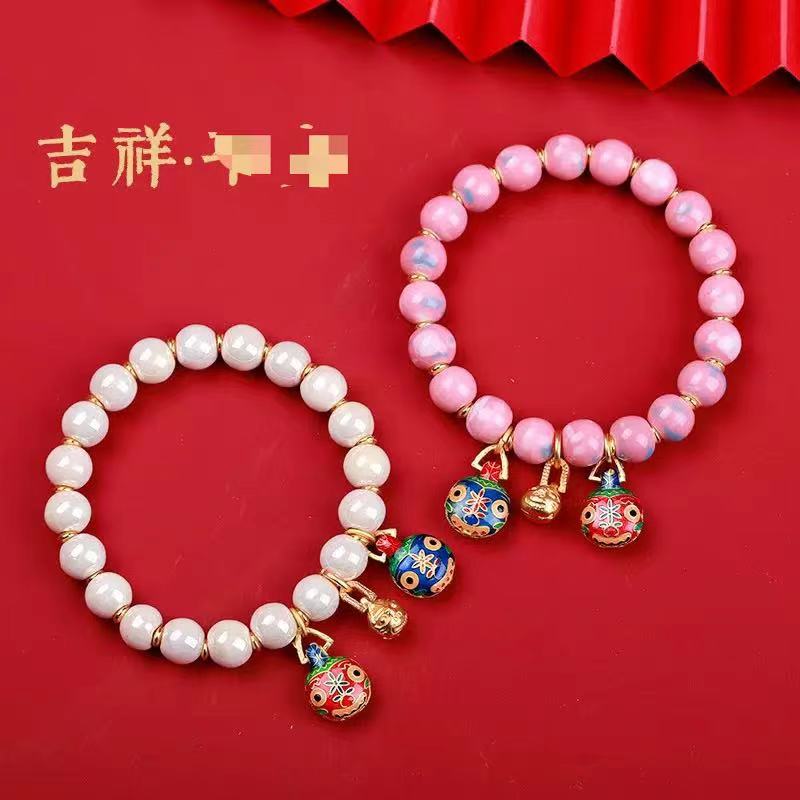 13541441.香灰陶瓷吞金兽手串【香港黄金珠宝有限公司】