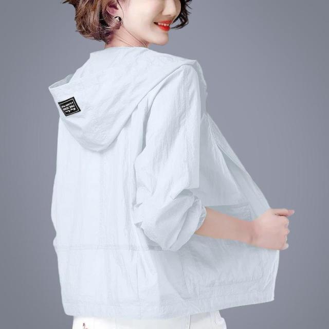 13322408.米舒熊  大码防晒衣女中老年妈妈装防晒服防紫外线百搭外套