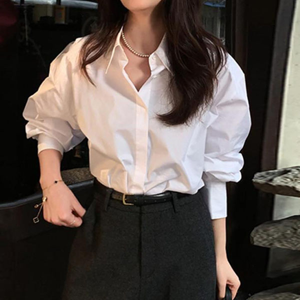 13322379.法式设计感小众白色衬衫女装上衣通勤女款衬衣