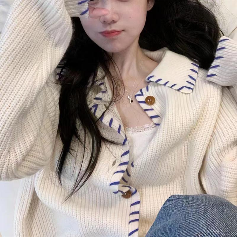 12892696.毛衣冬季宽松慵懒风复古小个子外搭开衫毛衣女款