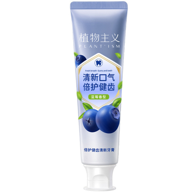 12390150.植物主义益生菌无氟配方倍护健齿清新口气牙膏清洁口腔