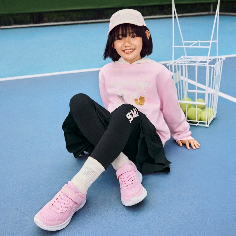 12364836.Skechers斯凯奇女童鞋新款轻质舒适柔软魔术贴休闲运动鞋