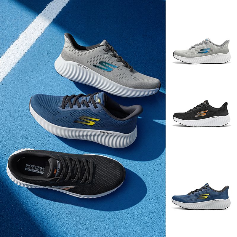 13176271.Skechers斯凯奇新款男士轻薄透气舒适基础运动跑步鞋