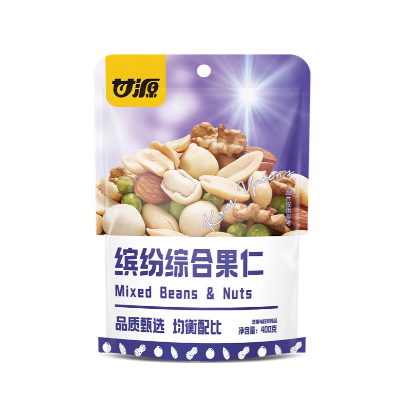 12680004.【品质甄选 均衡配比】甘源缤纷综合果仁400g