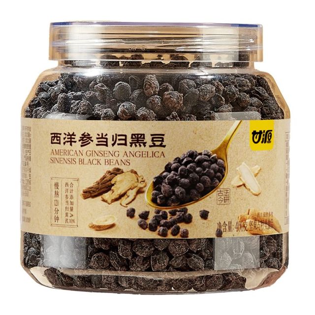 12715432.甘源西洋参当归黑豆熟即食古法慢熬健康养生香酥零食