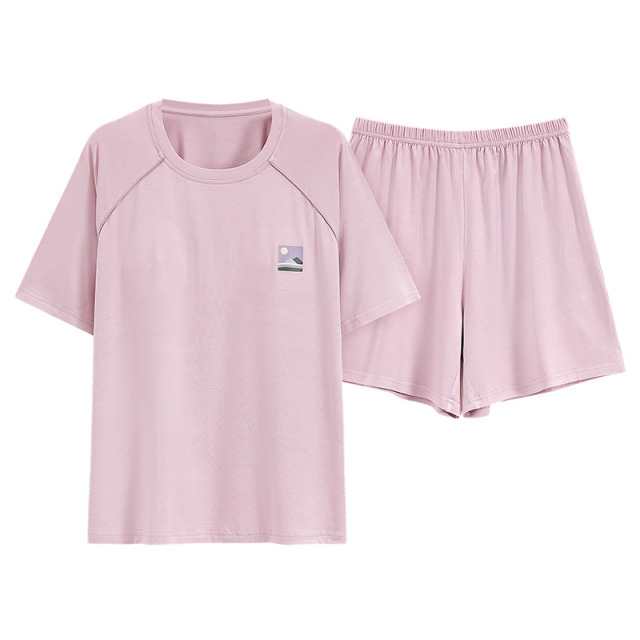 11906874.少宜睡衣套装家居服夏季莫代尔薄款短袖情侣新款可外穿可外出大码居家春秋亲肤休闲加大加肥基础宽松柔软潮流长袖