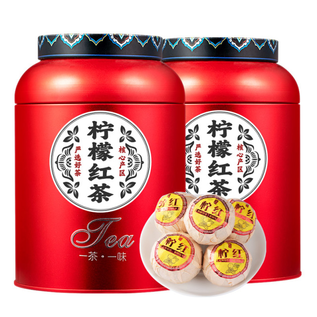 12956529.小茶日记 柠檬红茶果茶正山小种2025新茶叶椰子红茶桂花女人自己喝送礼500g
