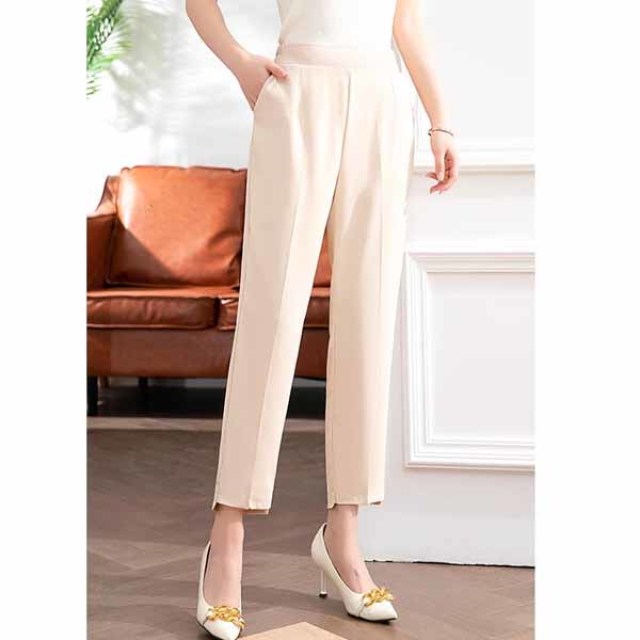 11793532.中年妈妈夏装宽松休闲裤中老年女装衣服高腰夏季宽松长裤子