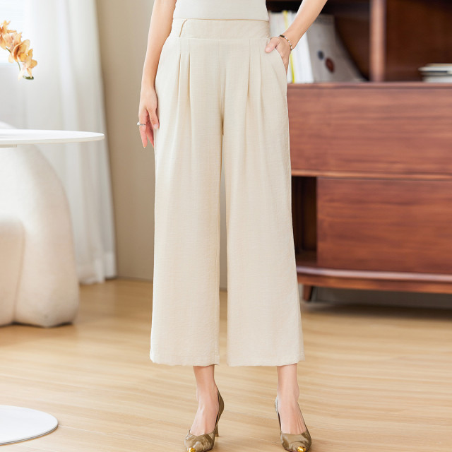 11792062.中年妈妈夏装洋气时尚阔太太裤子中老年女装衣服宽松裤子