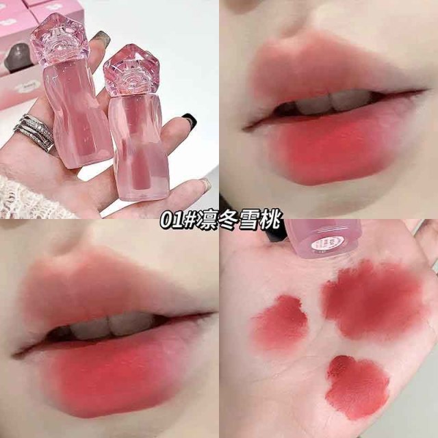 12389627.绒雾奶霜唇泥细腻绵柔素颜显白口红唇膏烂番茄唇釉