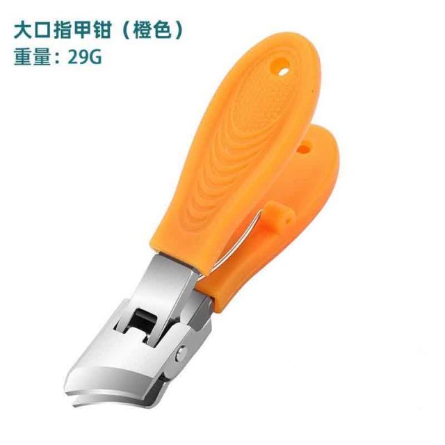 12388505.指甲刀甲沟专用斜口防飞溅尖嘴指甲钳大号斜口锋利修甲剪指甲剪