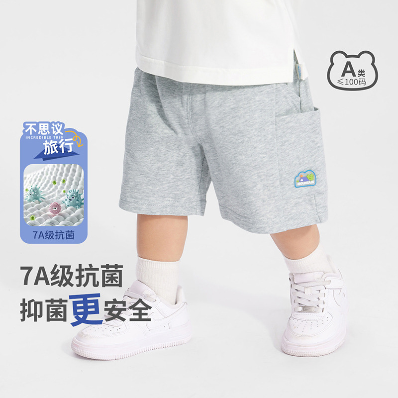 11885566.[7A抗菌]齐齐熊宝宝裤子夏款男童卫裤儿童休闲裤2025新款夏季女童