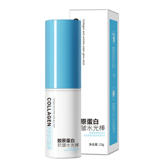 12814966.胶原蛋白抗皱水光棒12g/盒滋润保湿抗皱紧致淡纹清爽