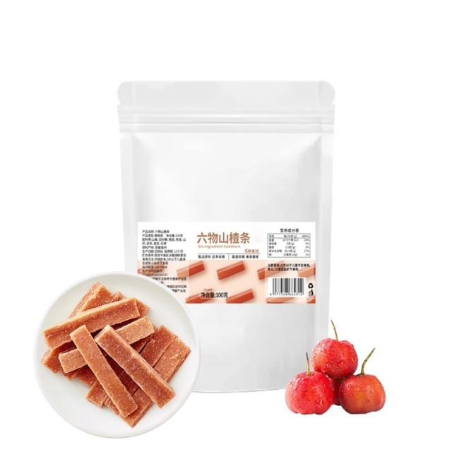 12818380.六物山楂条鸡内金山楂棒橘皮风味休闲零食陈皮果脯蜜饯