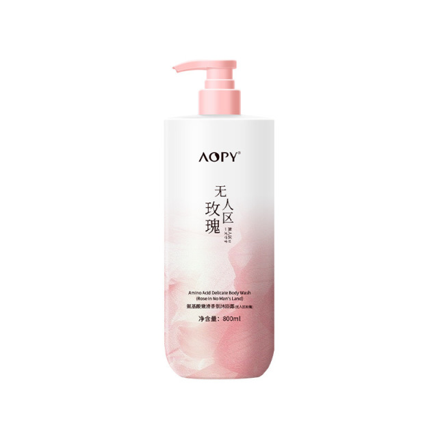 12858672.氨基酸无人区玫瑰沐浴露800ml/瓶香水持久留香嫩滑大容量