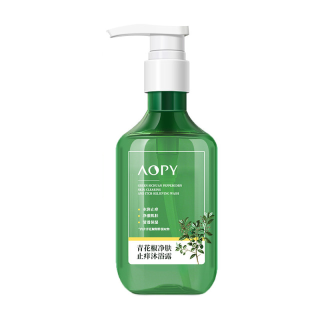 12859769.青花椒净肤止痒沐浴露300ml/瓶清爽身体清洁止痒清爽