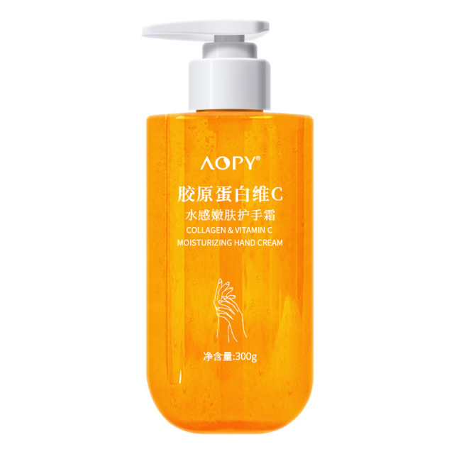 12859105.胶原蛋白维C水感嫩肤护手霜300g/瓶保湿不黏腻手部护理