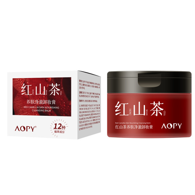 12859243.红山茶花卸妆膏100g/瓶深层清洁洗卸合一洁面膏卸妆乳