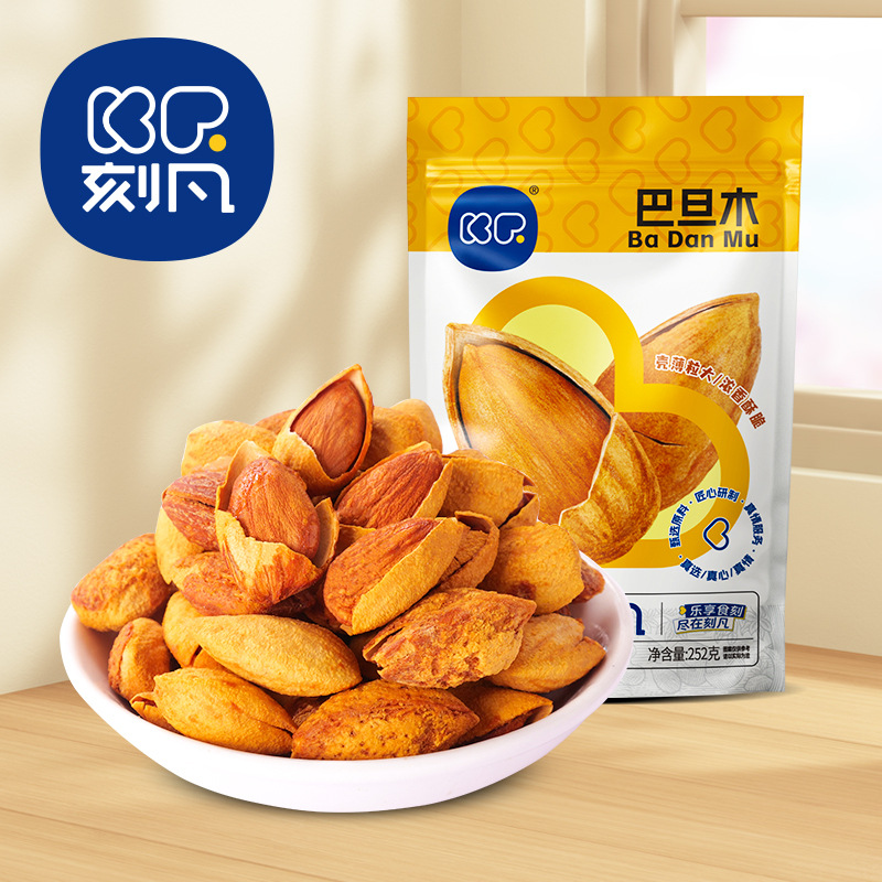12866950.巴旦木252g/袋坚果炒货扁桃仁干果大杏仁办公零食品小吃