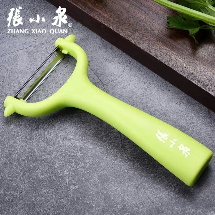12360525.张小泉削皮神器多功能削皮刀(蓝绿红灰颜色随机)
