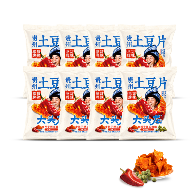13221204.【贵州地域特色风味土豆片】大头龙贵州土豆片 35g/包