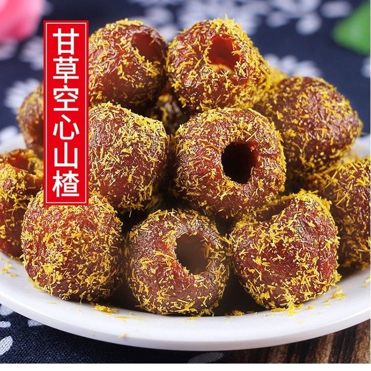 12669826.酸甜甘草空心山楂100g蜜饯休闲开胃解馋小零食